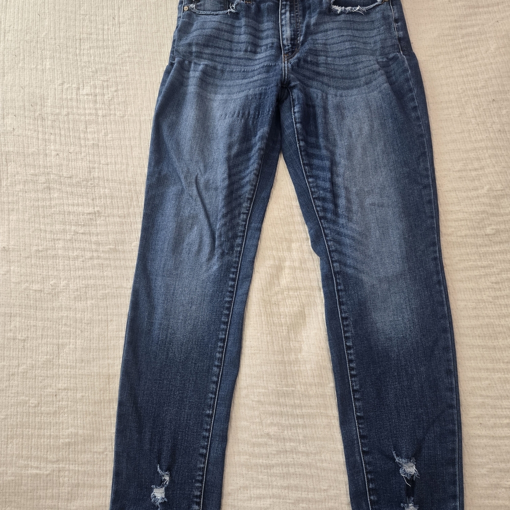 KanCan Dark Blue Distressed Skinny Jeans